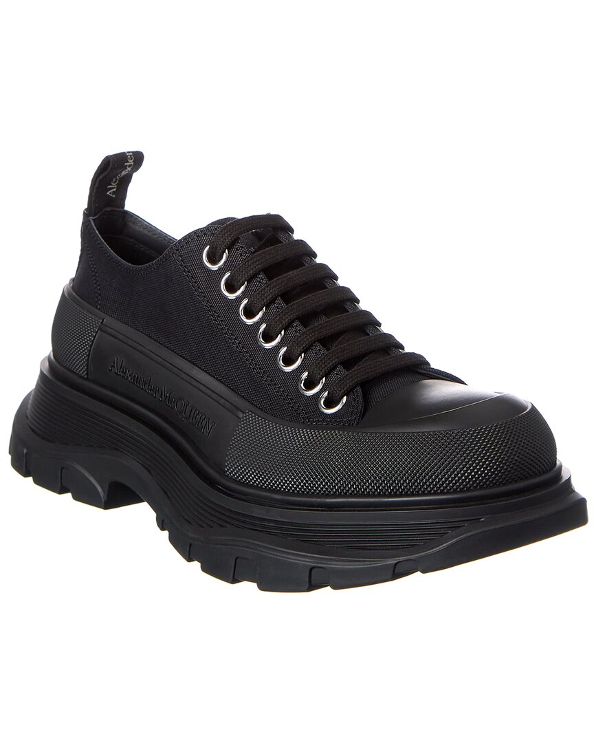 Alexander Mcqueen Tread Slick Sneakers In Black