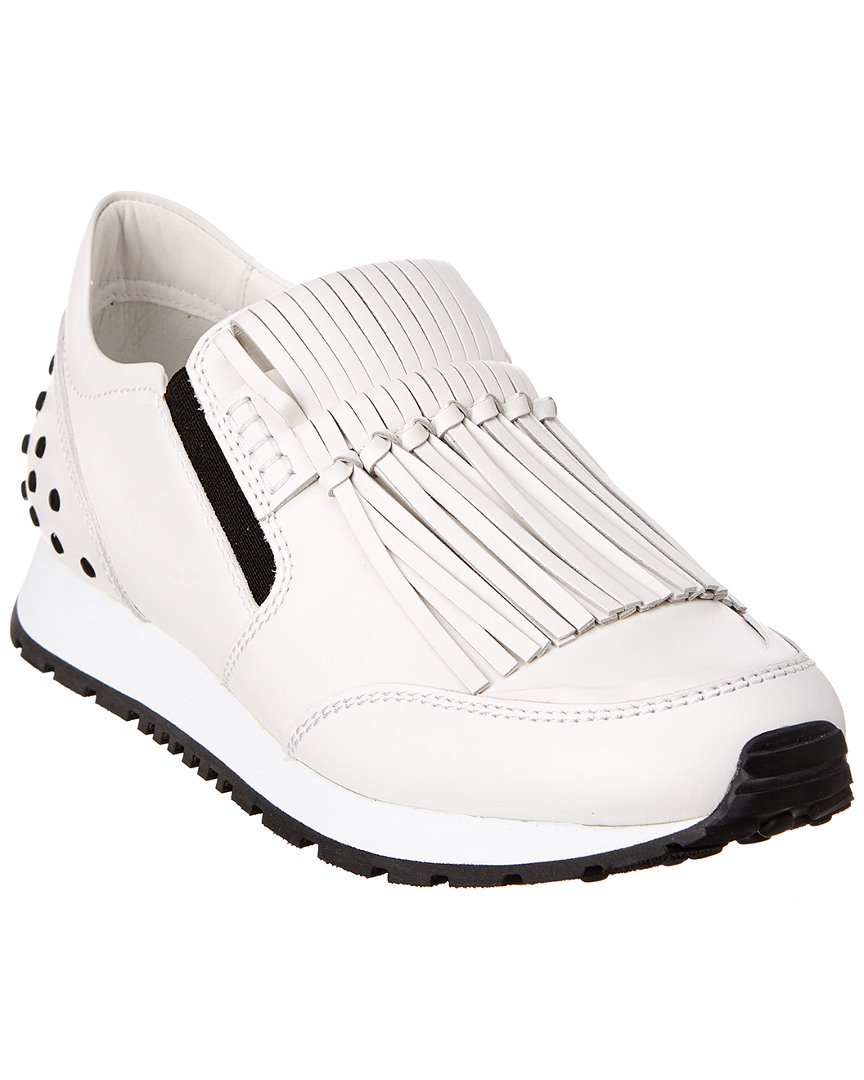 white leather slip on shoes womens