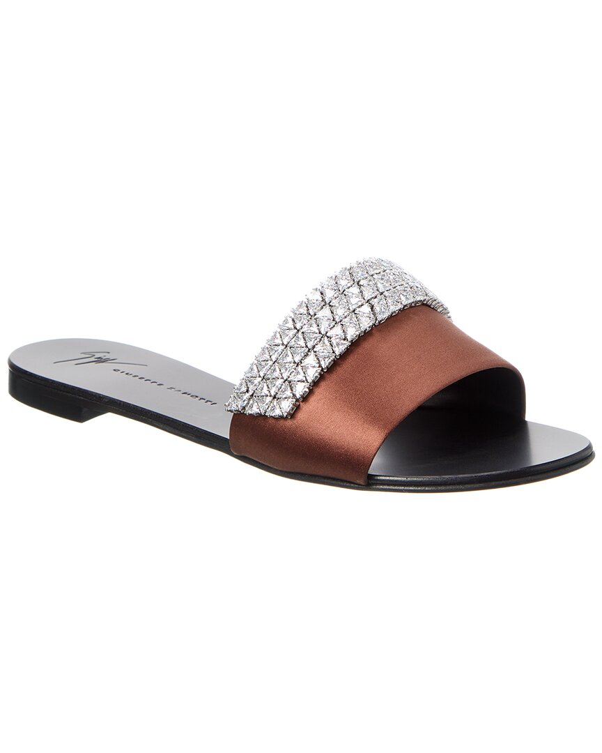 Giuseppe Zanotti Roll Satin Sandal