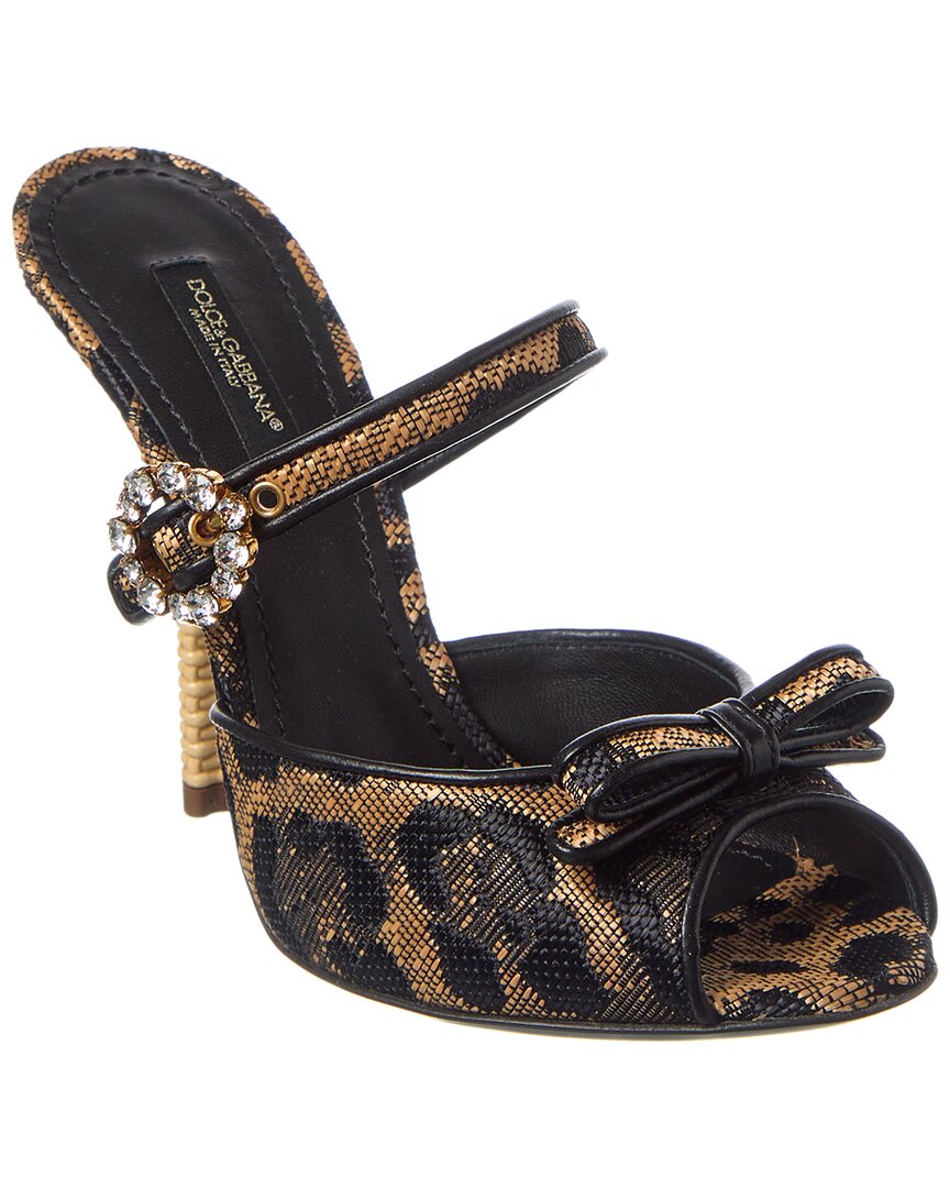 Dolce & Gabbana Jacquard Mule