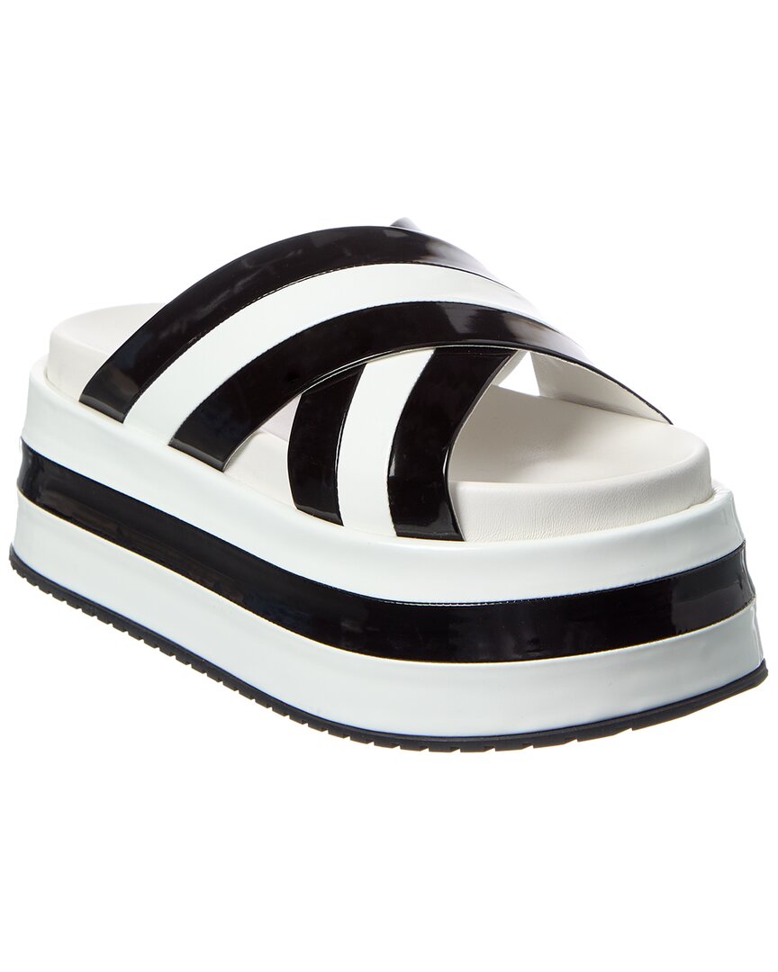 Dolce & Gabbana Logo Leather Sandal
