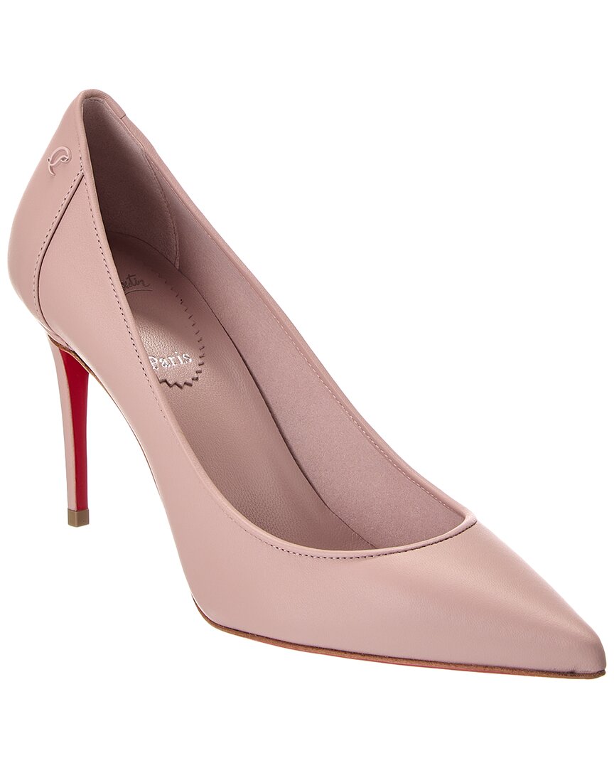 Christian Louboutin Sporty Kate 85 Leather Pump In Pink