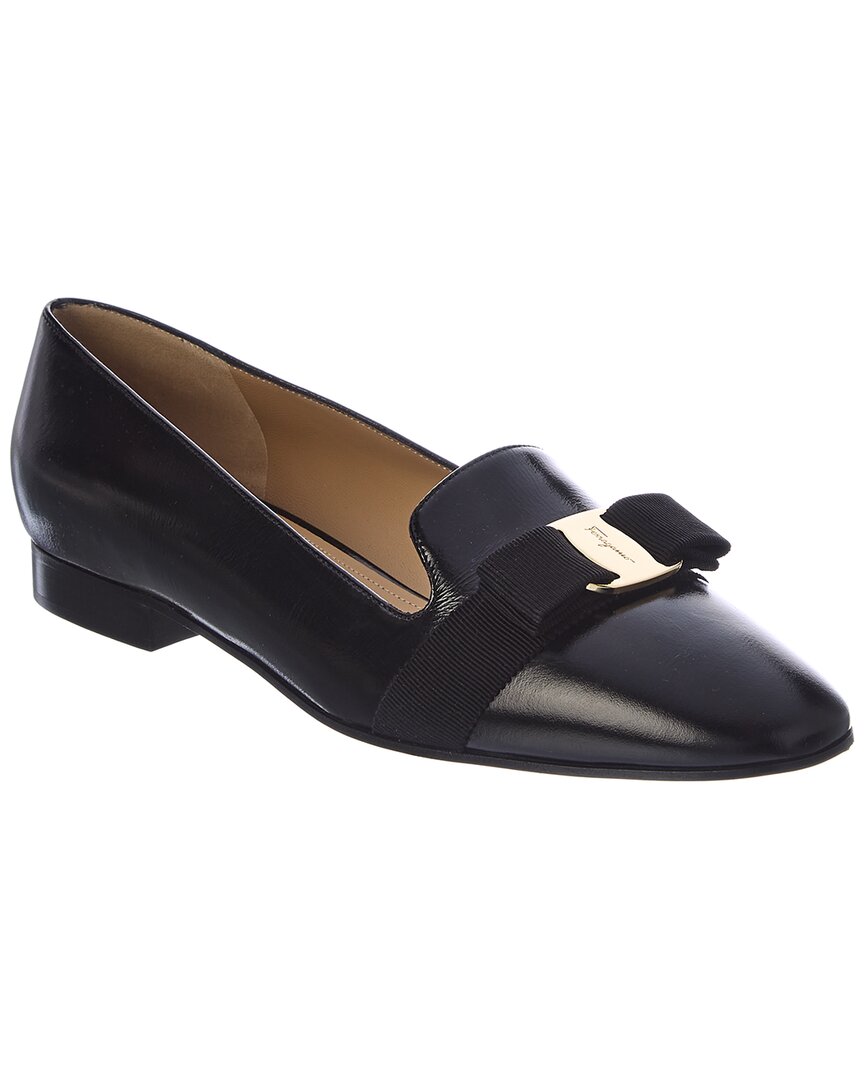 Ferragamo Laufer Leather Loafer In Black