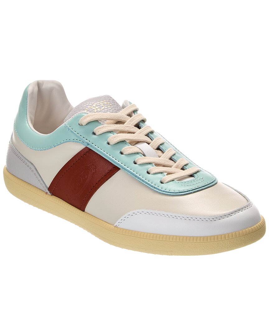 Tod's Multicolor Logo Low Upper Board Shoes In Blue