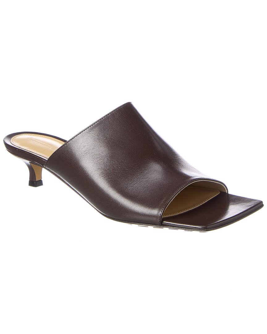 Bottega Veneta Stretch Leather Mule In Brown