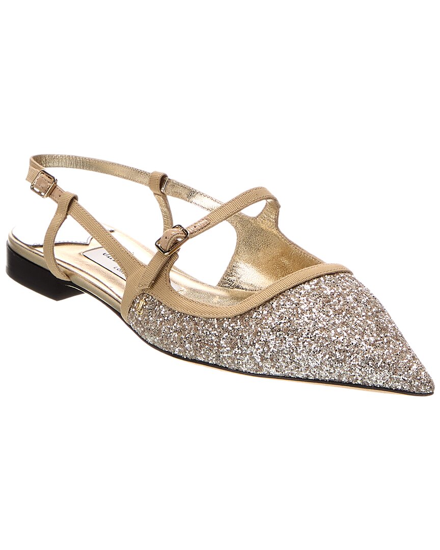 Jimmy Choo Didi Glitter Slingback Flat