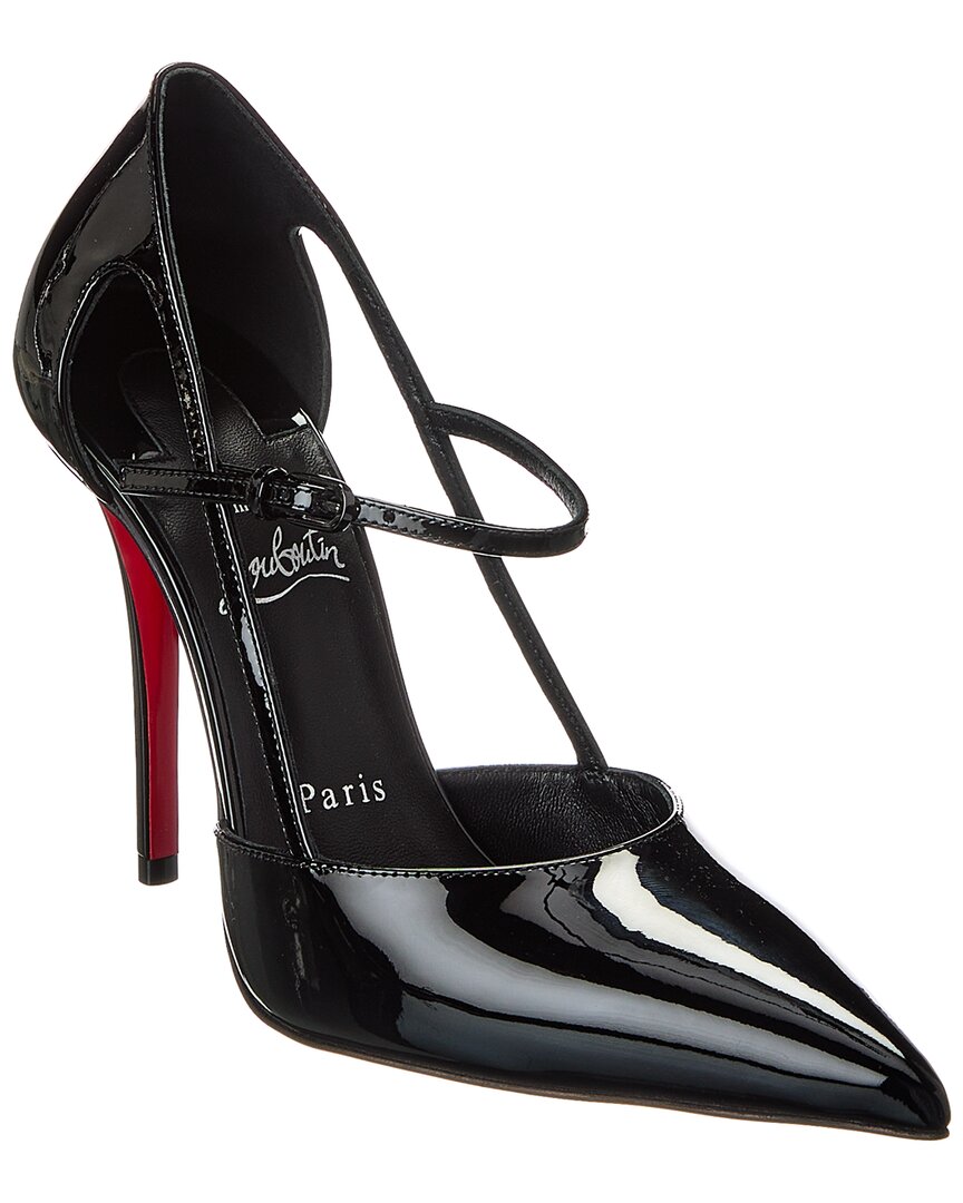Christian Louboutin Miss Z Strap 100 Patent Pump Women's | eBay