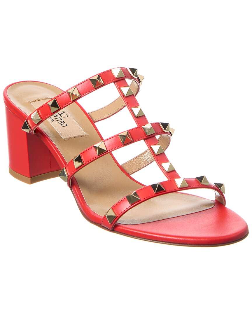 Valentino Garavani Valentino Rockstud Leather Sandal