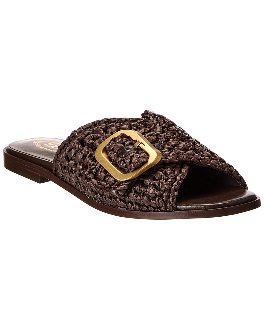Tod's Tods Logo Leather Sandal