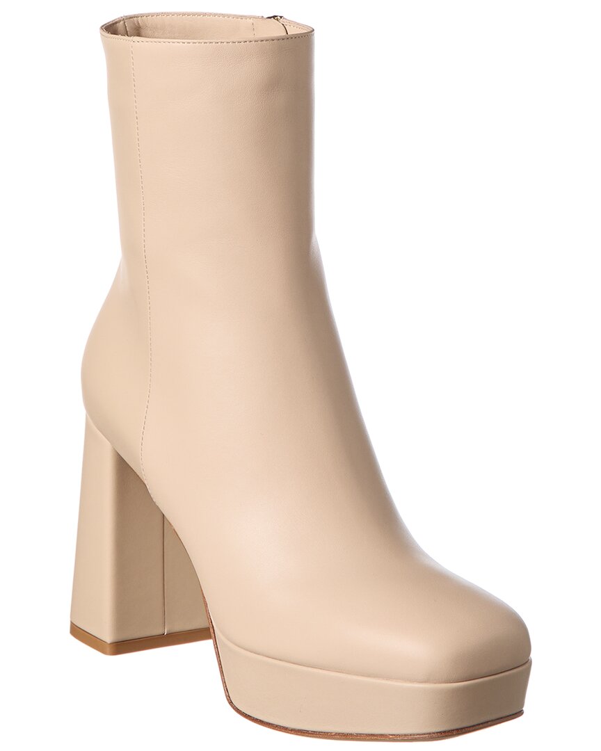 Gianvito Rossi Daisen 70 Leather Boot In Neutral