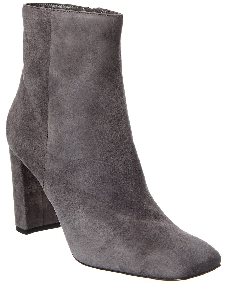 Gianvito Rossi Trish 85 Suede Boot In Gray