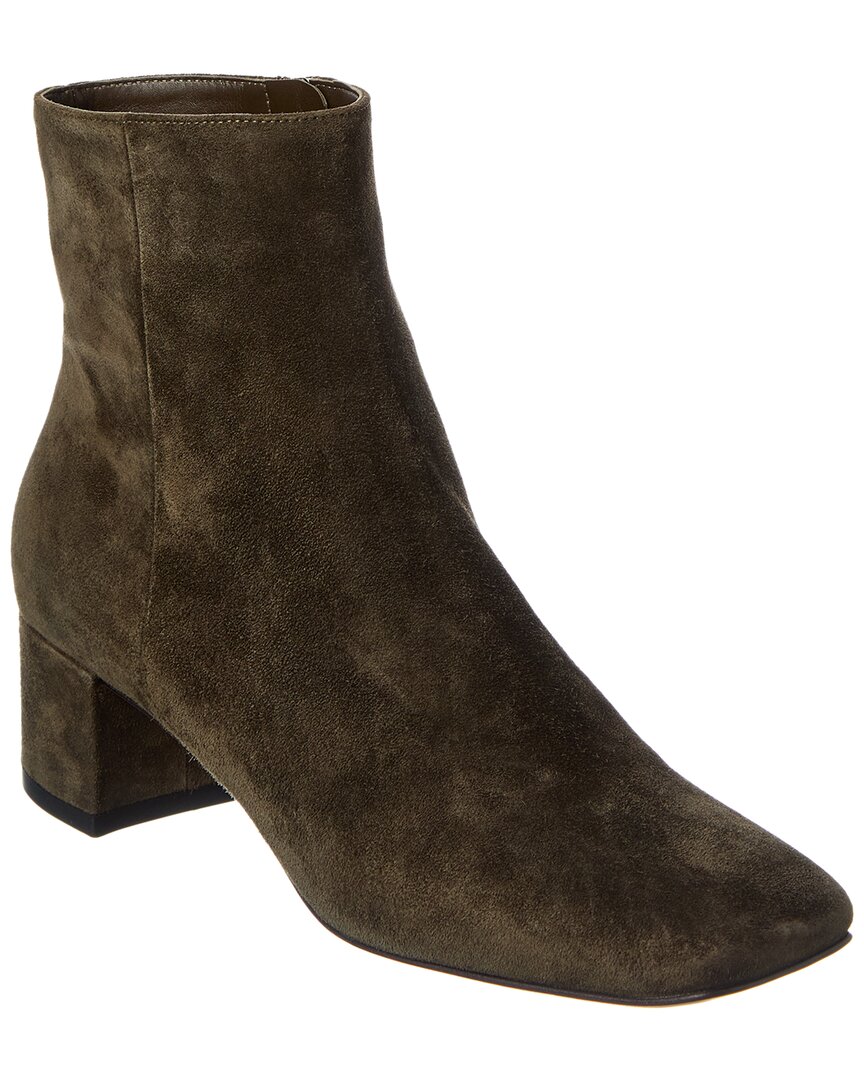 Gianvito Rossi Trish 45 Suede Bootie In Green