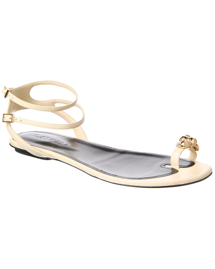 Lanvin Swing Melodie Leather Sandal