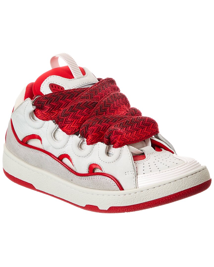 スニーカー LANVIN PARIS Curb leather sneakers with mesh inserts Lanvin Curb Leather & Mesh Sneaker Women's | eBay