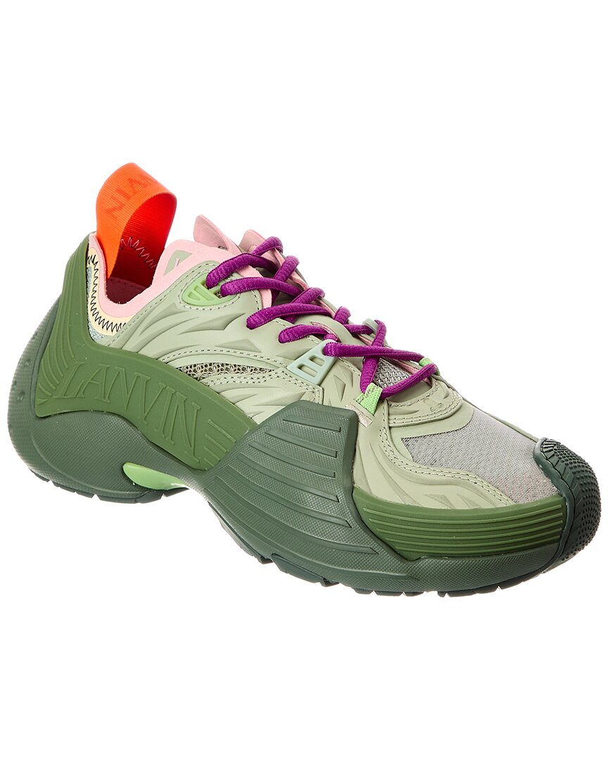 Lanvin Multi-panel Lace-up Sneakers