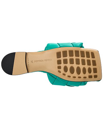 The Lido Intrecciato Leather Sandal