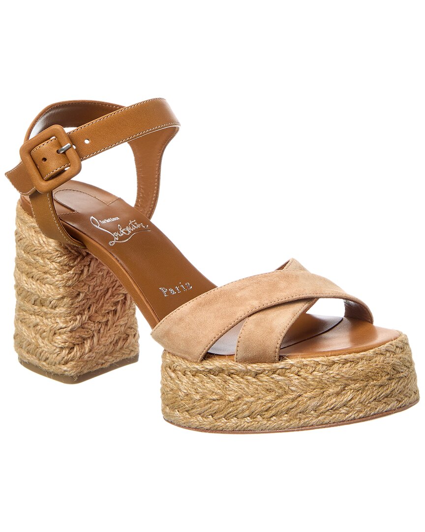 Christian Louboutin Calakala 85 Suede Sandal