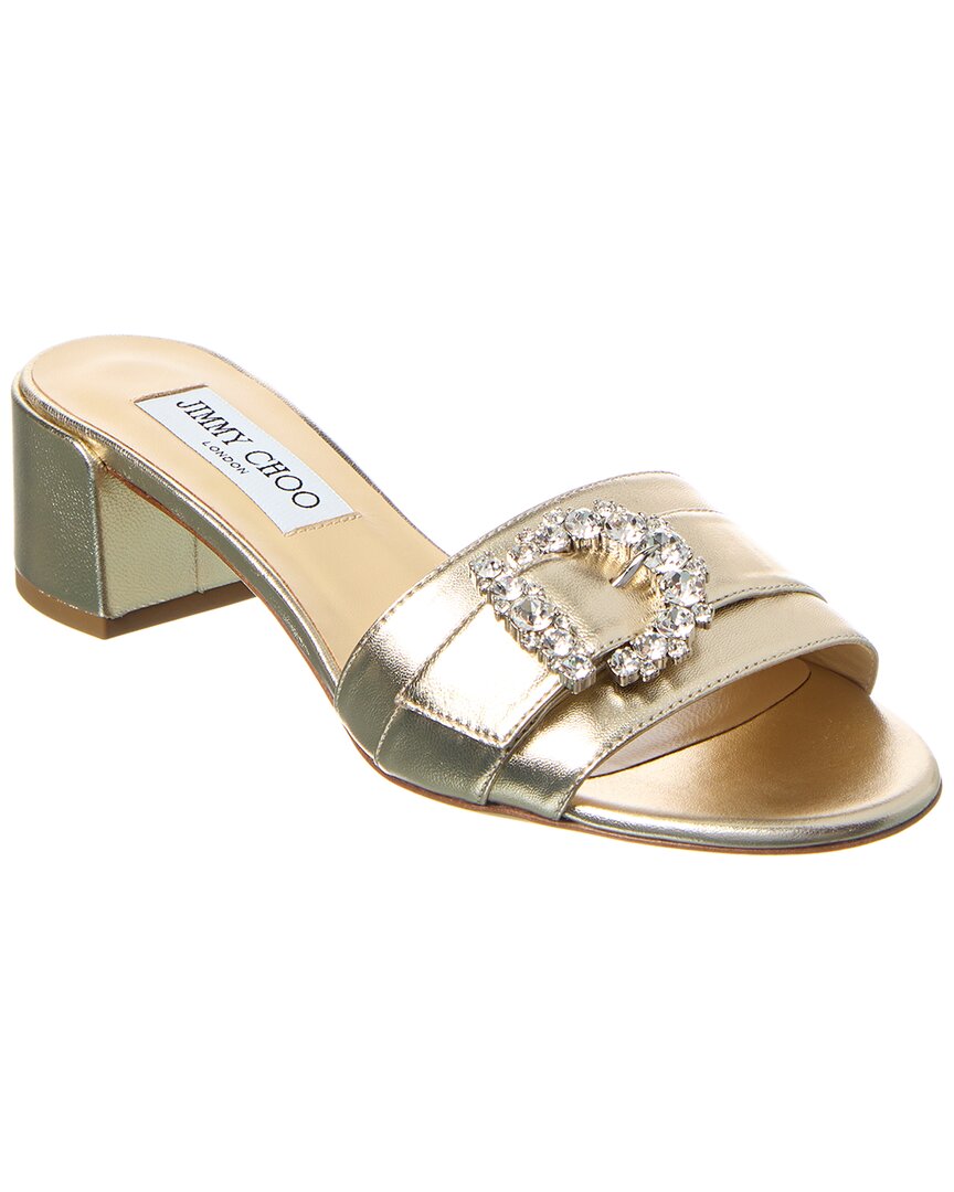 Jimmy Choo Cheri Mule 40 Leather Sandal