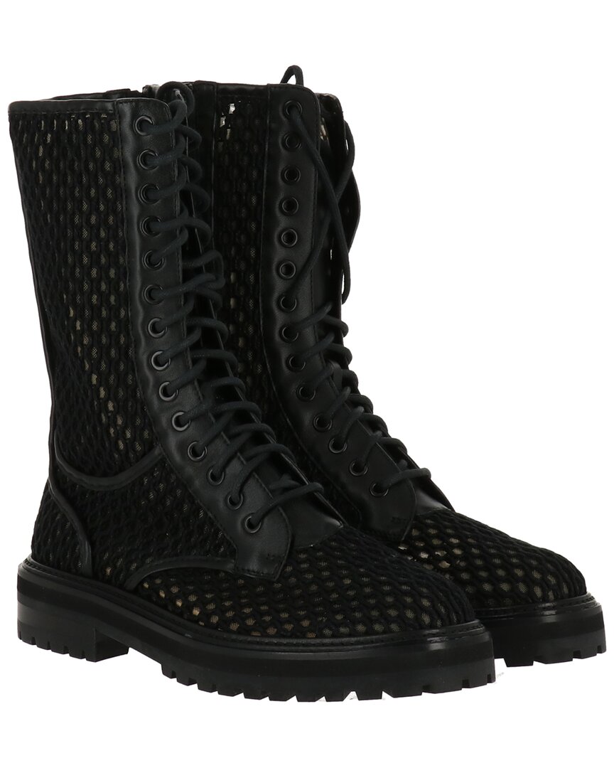 Jimmy Choo Cora Tall Woven Rope Boot
