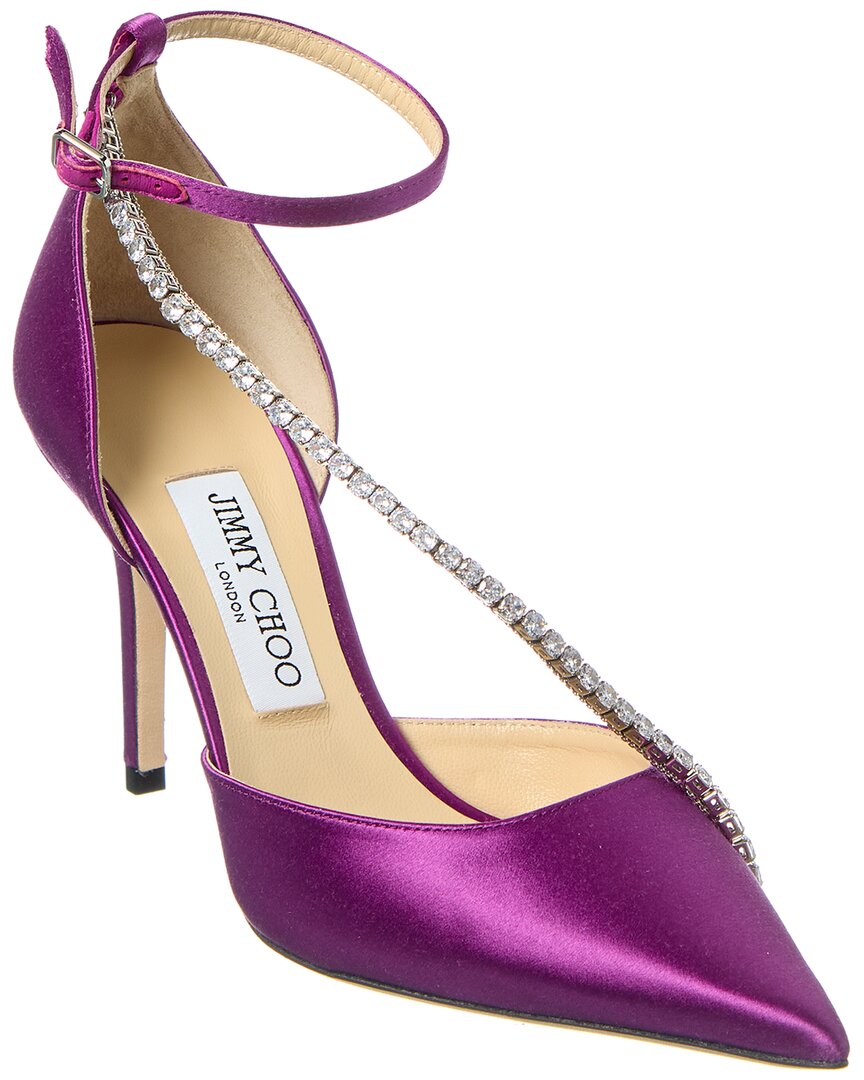 Jimmy Choo Talika 85 Satin Pump