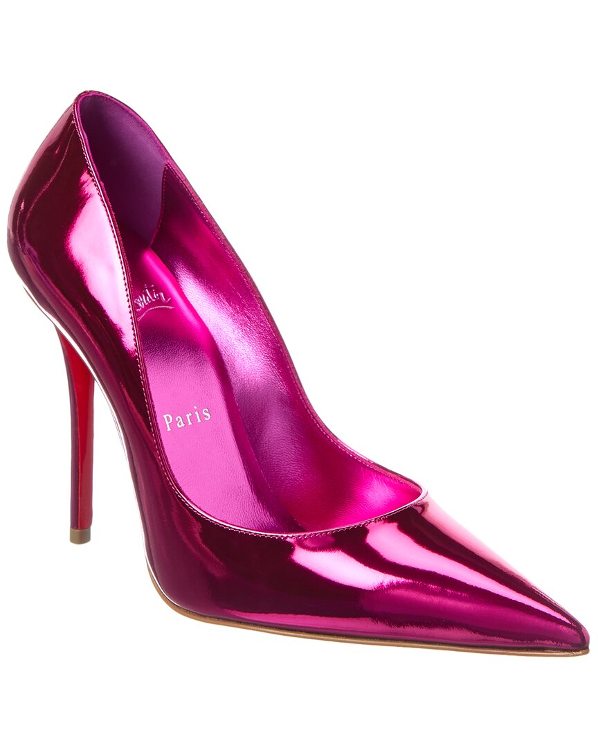 Christian Louboutin Miss Z Metallic Leather Pump
