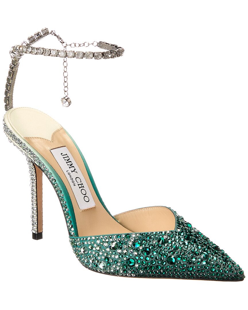 Jimmy Choo Saeda 100 Satin Pump