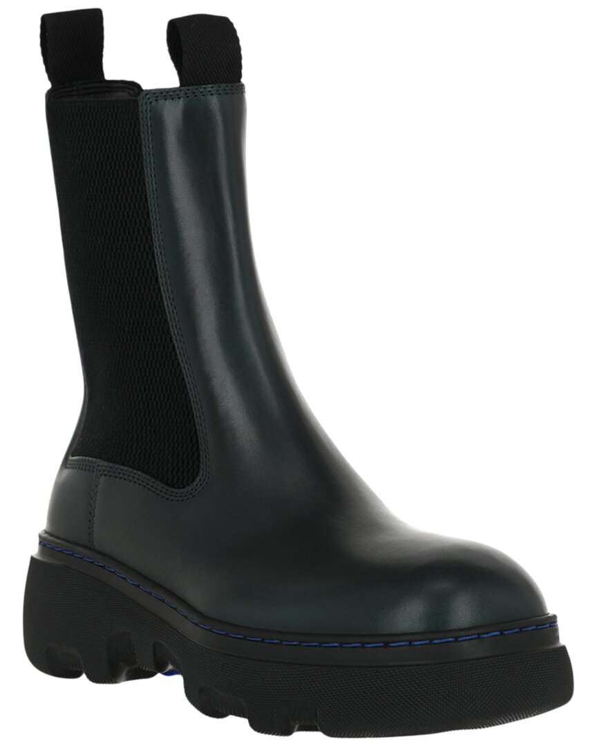 Burberry Creeper Leather Chelsea Boots