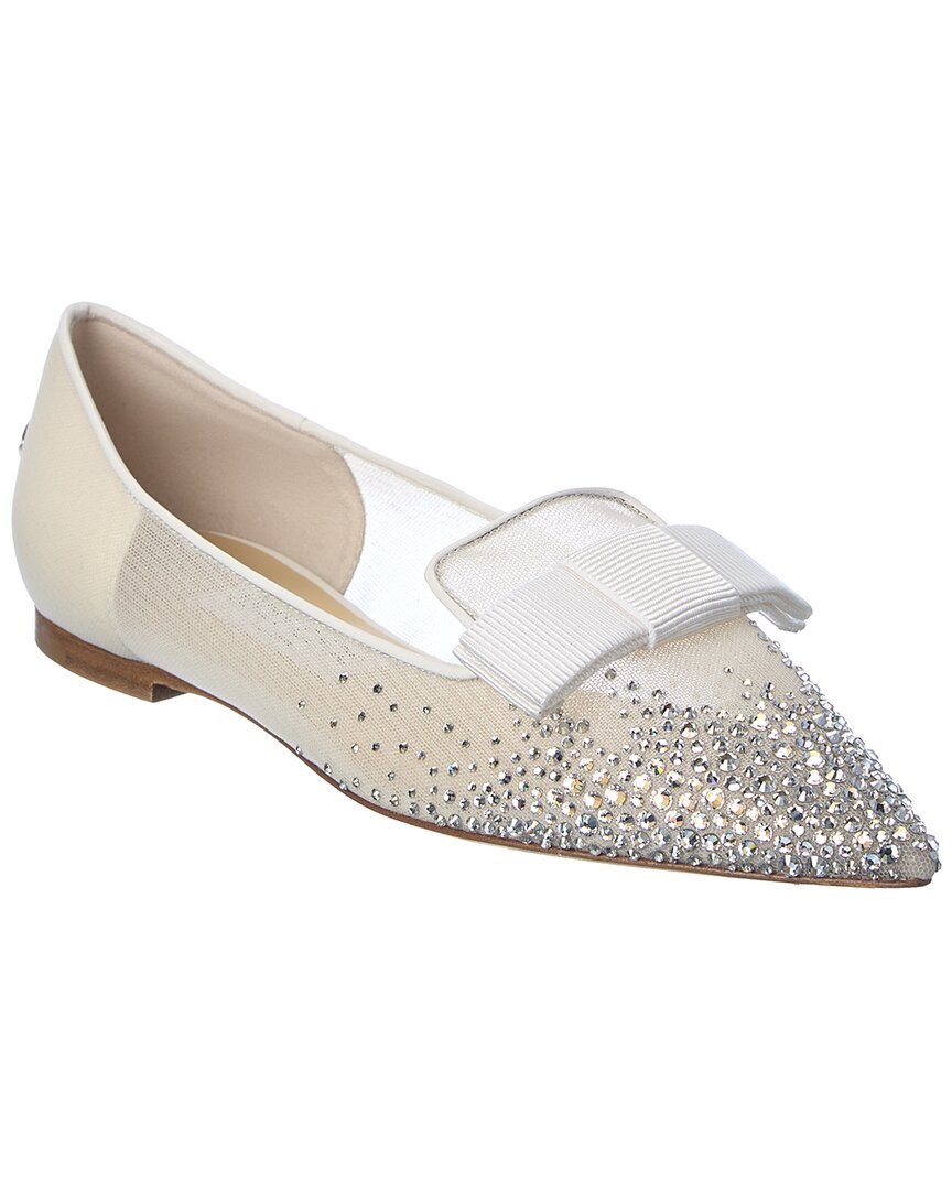 Jimmy Choo Ballerinas Gala In White