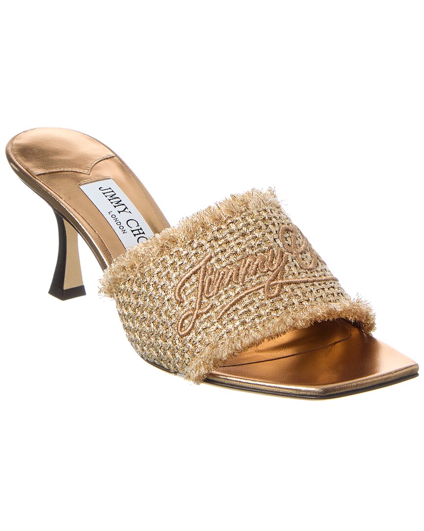 Jimmy Choo Alexia 70 Lurex Sandal