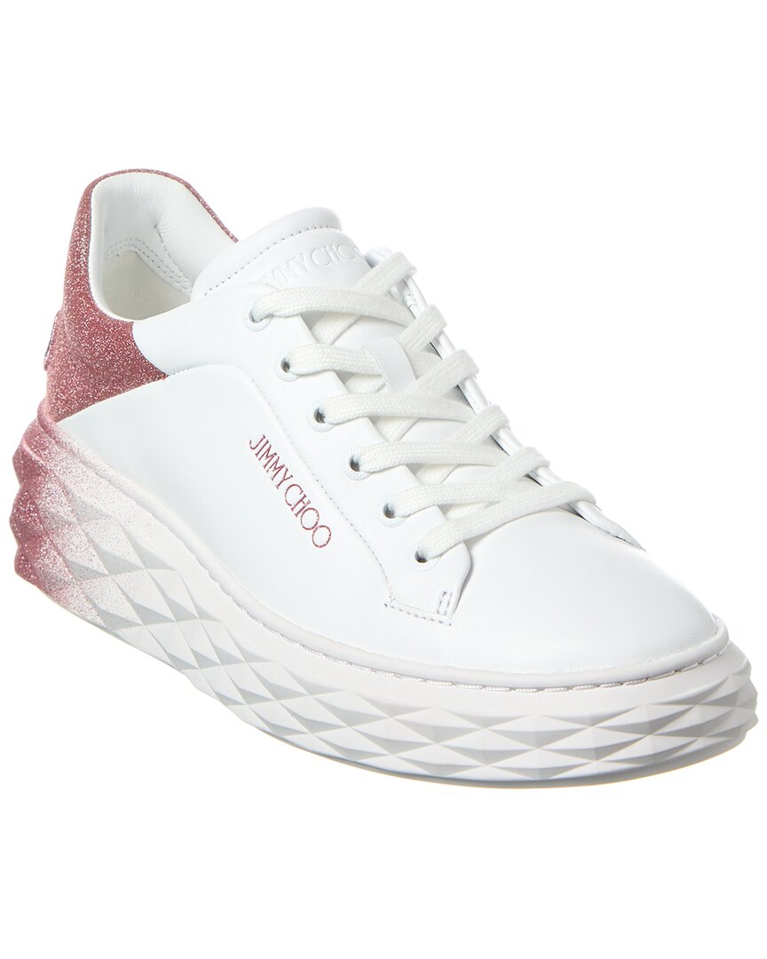 Jimmy Choo Diamond Maxi/f Ii Leather Sneaker
