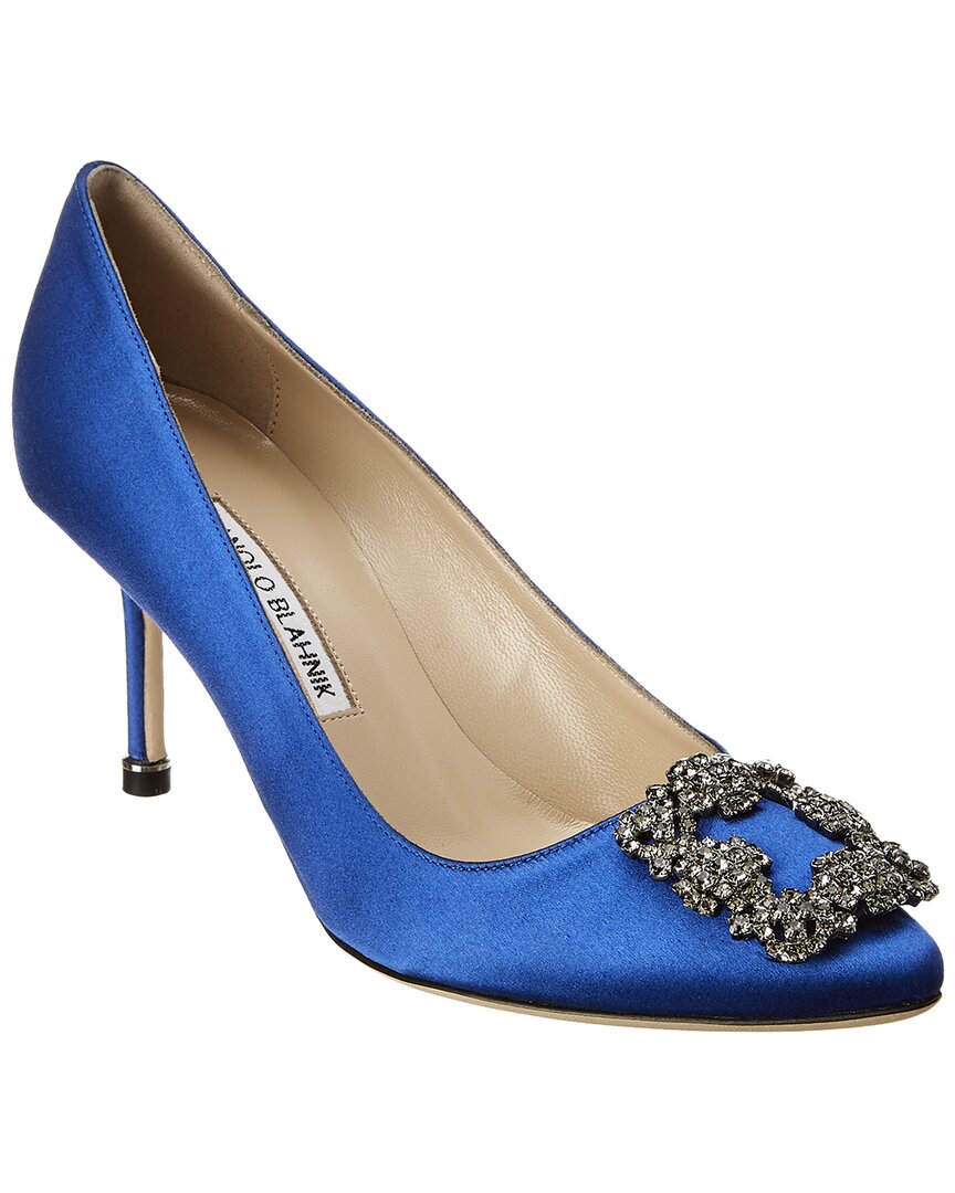 Manolo Blahnik Hangisi 70 Satin Pump