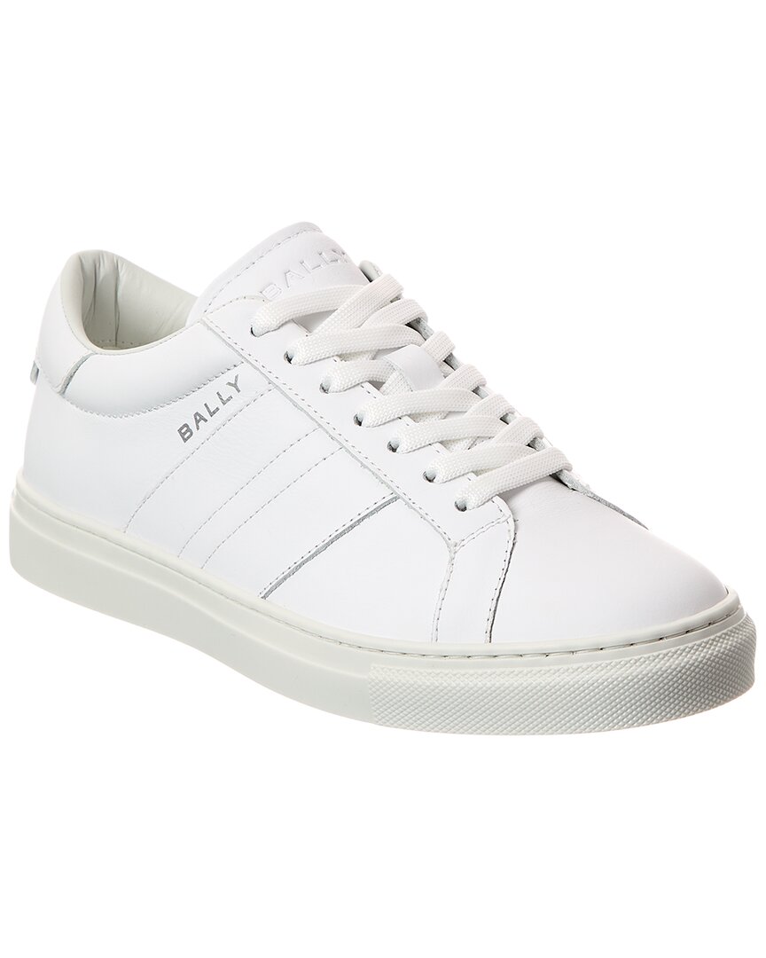 Bally Hedey Leather Sneaker In White