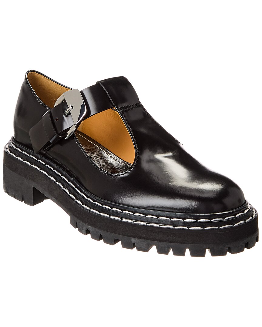 Proenza Schouler Mary Jane Leather Loafer In Multi