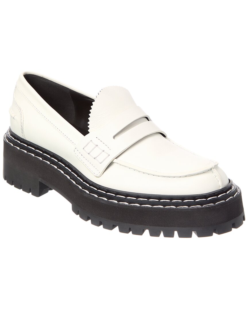 Proenza Schouler Leather Platform Loafer