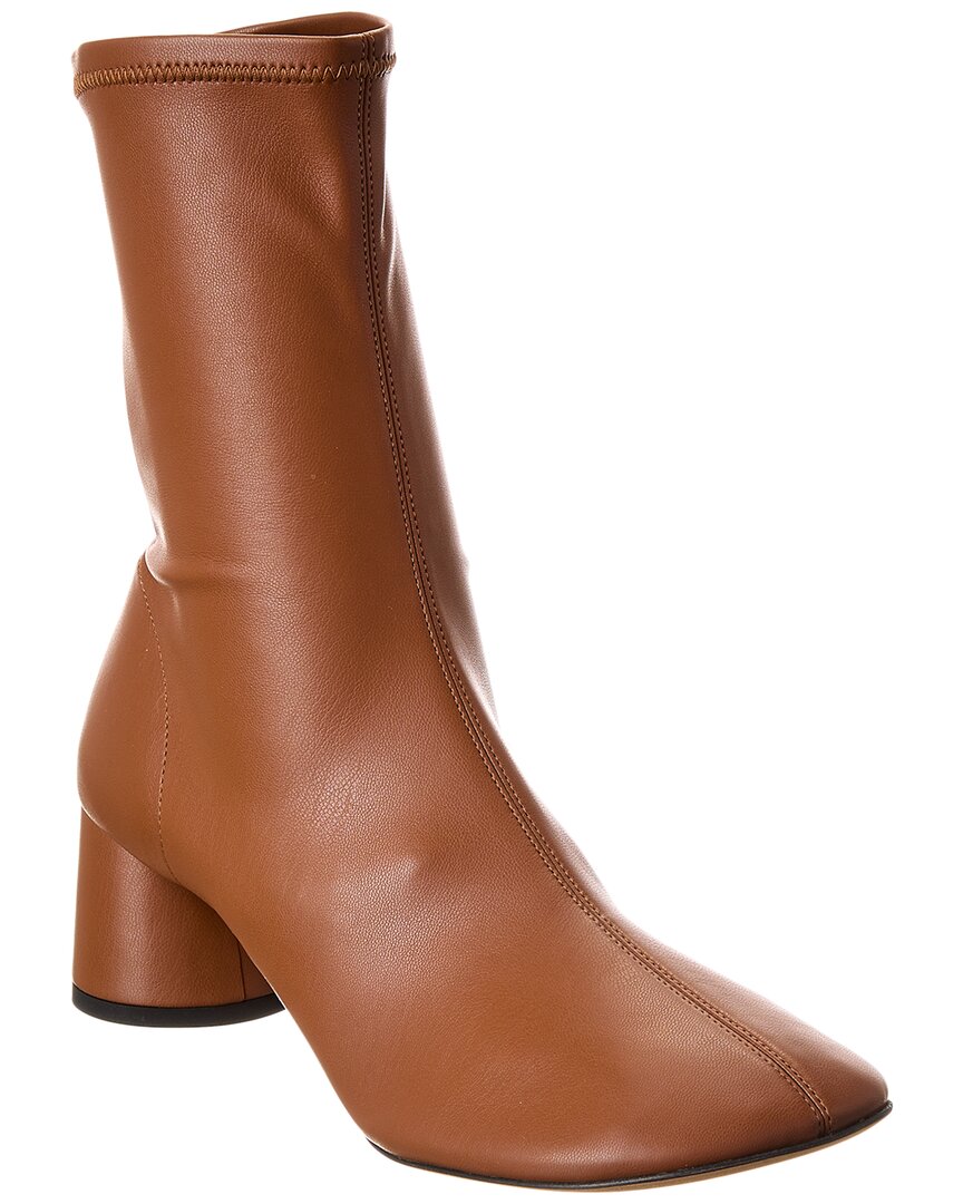 Proenza Schouler Dnu Pack  Glove Leather Bootie In Brown