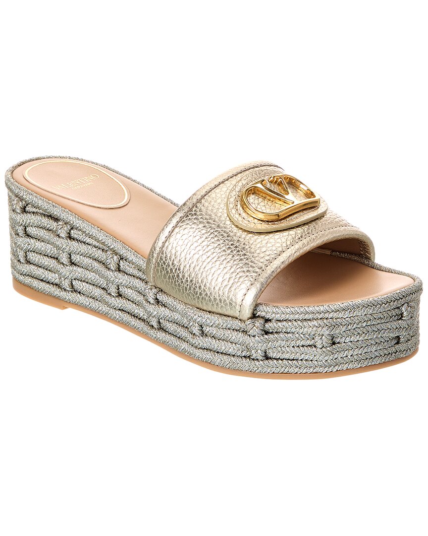 Valentino Garavani Valentino Leather Espadrille