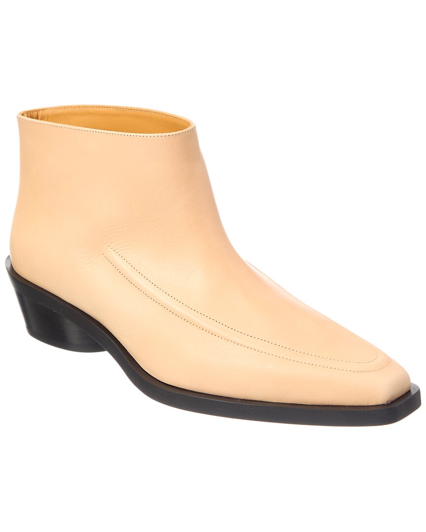 Proenza Schouler Dnu Pack  Leather Boot In Brown
