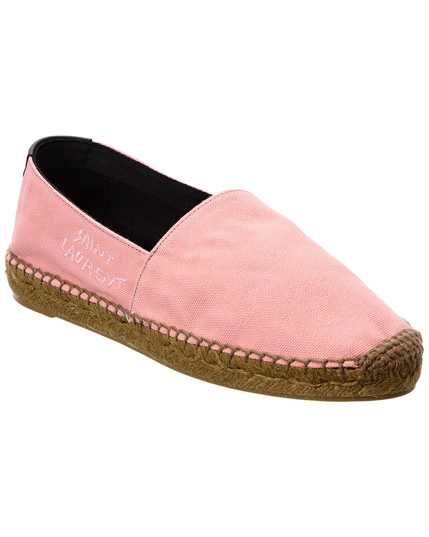 Saint Laurent Sl Signature Espadrilles In Pink