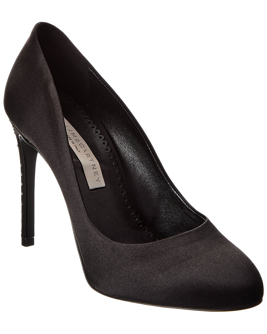 Stella Mccartney Satin Pump In Black