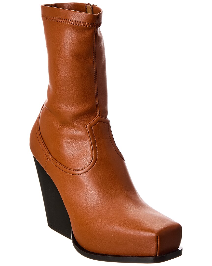 Stella Mccartney Dnu Pack  Cowboy Stretch Boot In Brown