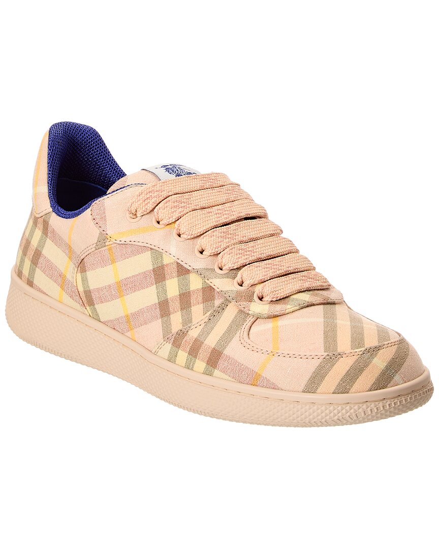 Burberry Light Terrace Sneakers Checkered Pattern In Multi