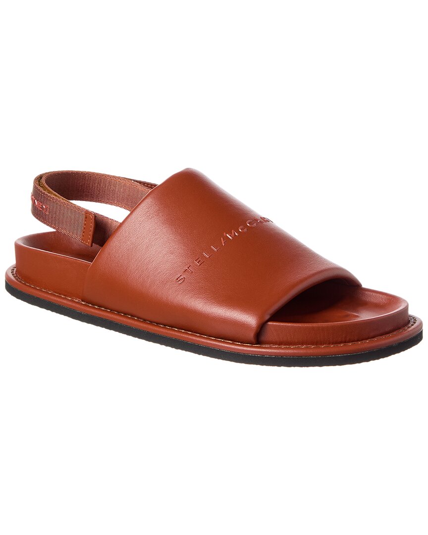 Stella Mccartney Logo Signature Sandal In Multi