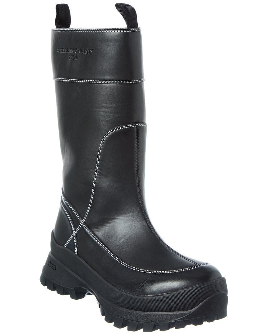 Stella Mccartney 30mm In The Rain Faux Leather Boots In Black