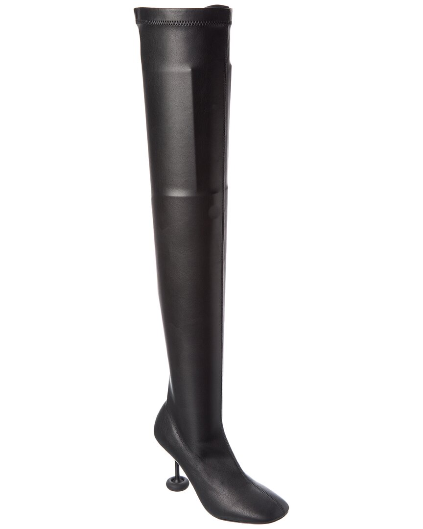 Stella Mccartney Shroom Stretch Thigh-high Boot In Black