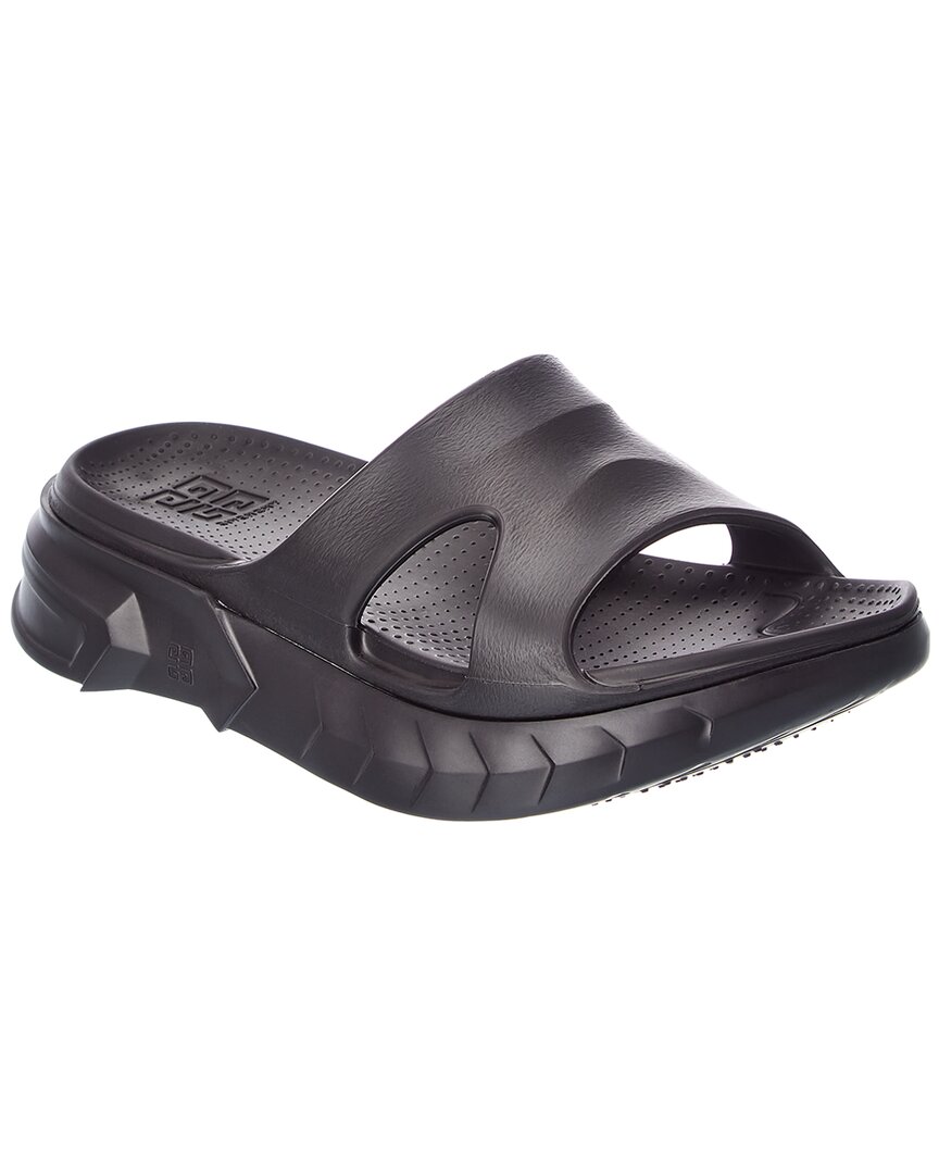 Givenchy Marshmallow Rubber Sandal In Black