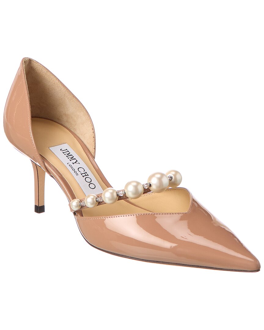 Smartbargains.com Jimmy Choo Aurelie 65 Patent Pump Pink/white