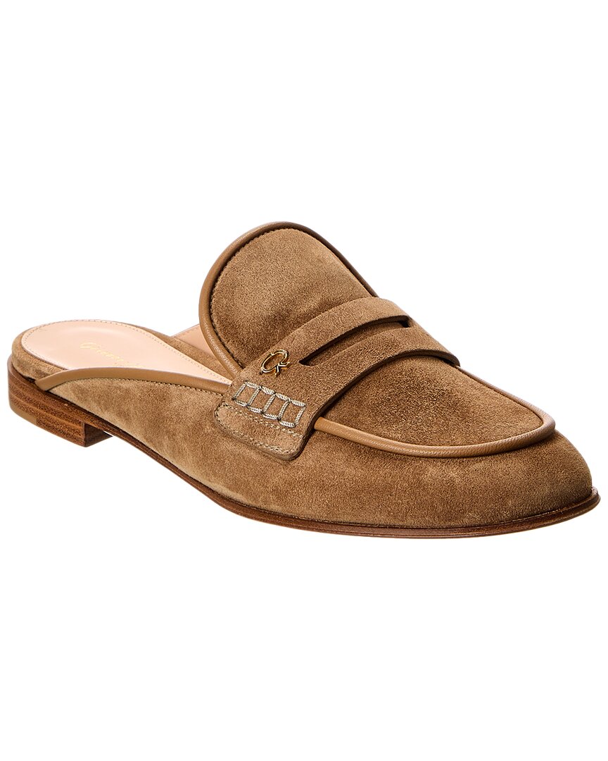 Gianvito Rossi Florio Suede Loafer