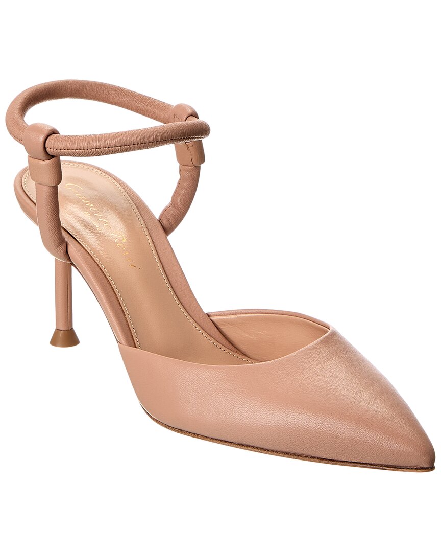 Gianvito Rossi Juno D'orsay 70 Leather Pump