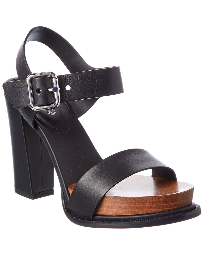 Tod's Leather Sandal In Black