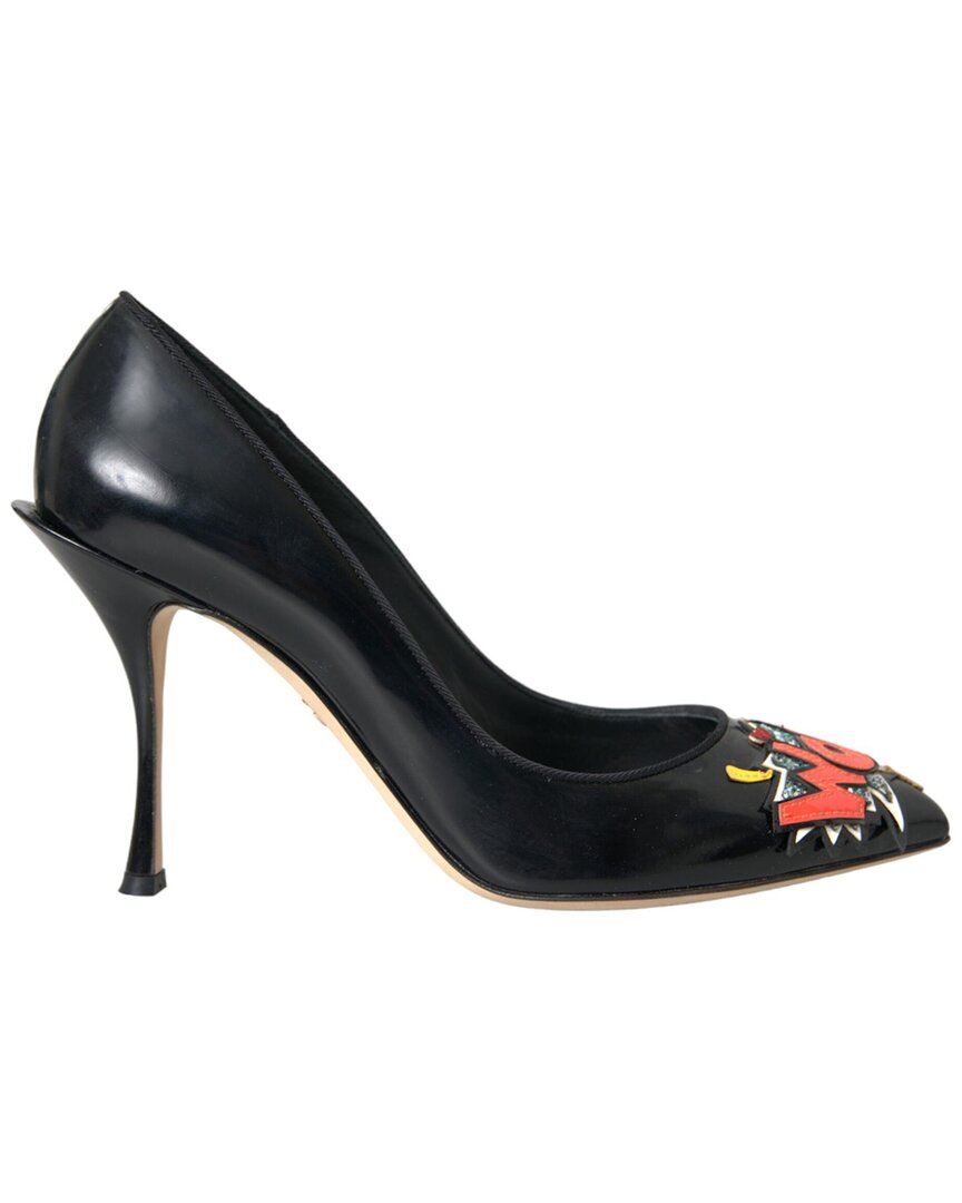 Dolce & Gabbana Leather Pump In Black